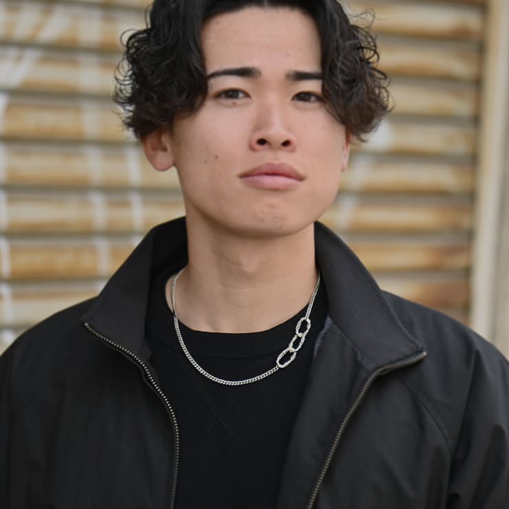 シルバーチェーンネックレス