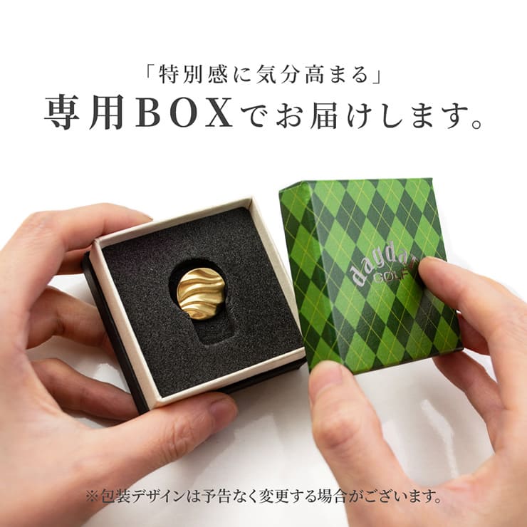 ブラスビンテージ仕上げゴルフマーカー