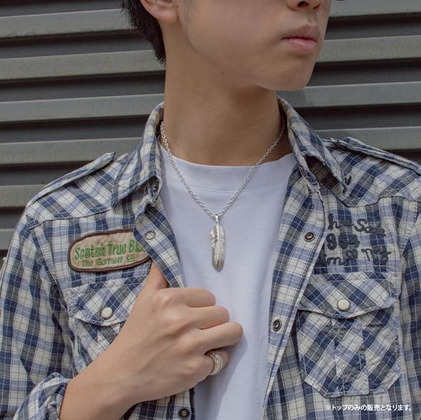 Good Line】フェザーペンダント小 [GL-016] ※受注生産