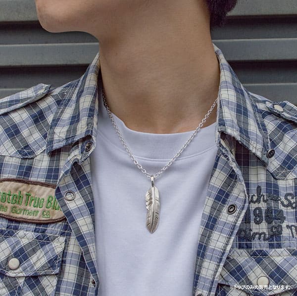 Good Line】フェザーペンダント小 [GL-016] ※受注生産