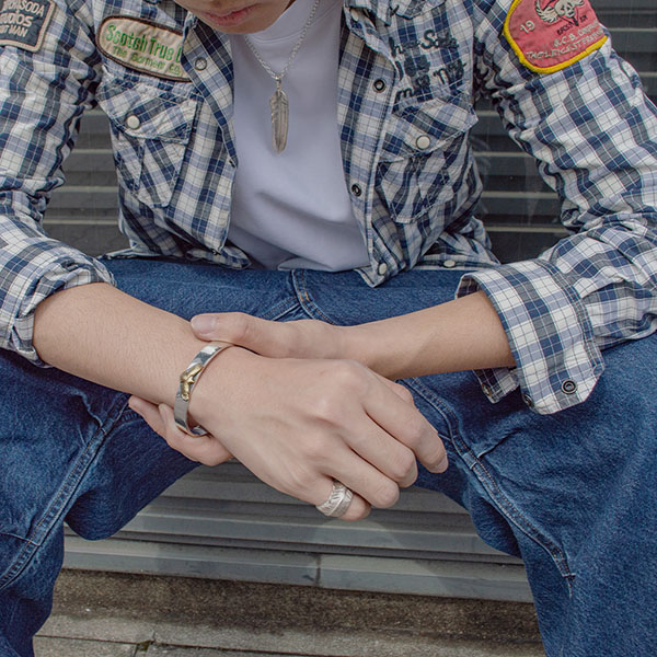 Good Line】フェザーピンキーリング [GL-017]